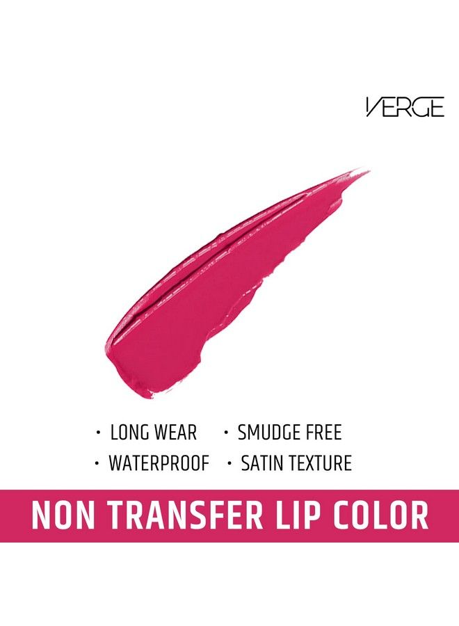 VERGE Color Smash Non Transfer Waterproof Liquid Lip Color (18) - Image 4