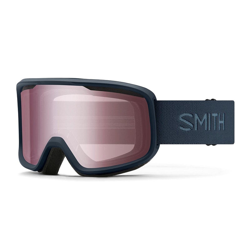 Smith Optics Frontier Unisex Snow Winter Goggle - French Navy, Ignitor Mirror - Image 3