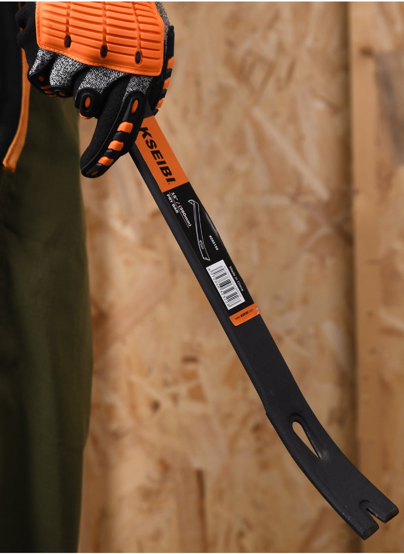 Bar Utility Pry Bar -Hand Crow Bar Tool, Remove Nails, Pry Apart Wood Joints, Lift Heavy Objects, Perfect Tool for Prying, Scraping, Lifting, Pulling, Construction and Carpentry, Demolition Work.