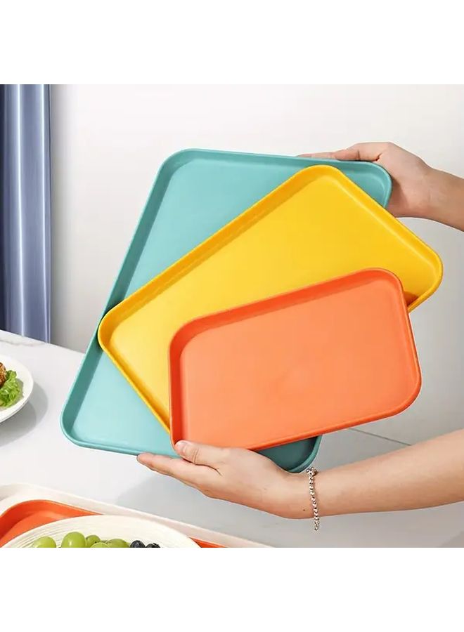 Beige Medium Polished Plastic Breakfast Tray Set Durable and Versatile for Home Kitchen Restaurant Dining - Image 5