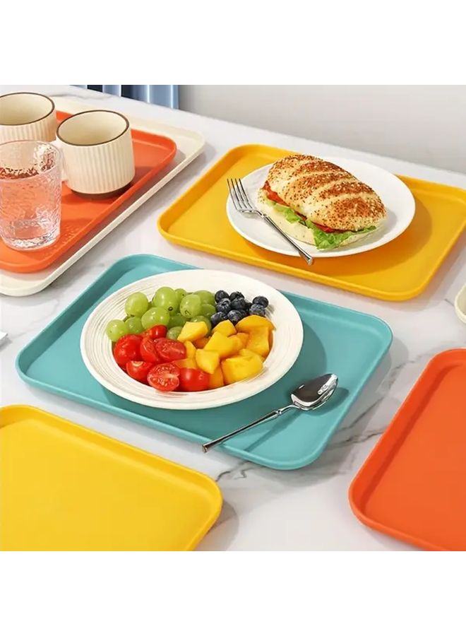 Beige Medium Polished Plastic Breakfast Tray Set Durable and Versatile for Home Kitchen Restaurant Dining - Image 4