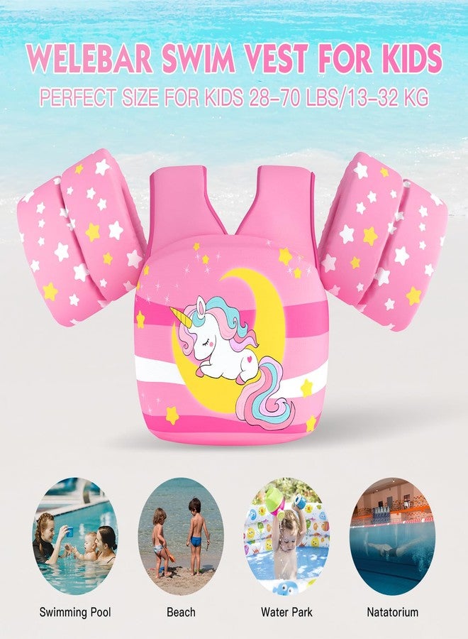 Welebar Swim Vest for Toddler, Suit for Kids 28-70 lbs, Floaties for Boys and Girls Swimming Aid, Training, Suit for Infant/Toddler/Children - Image 2