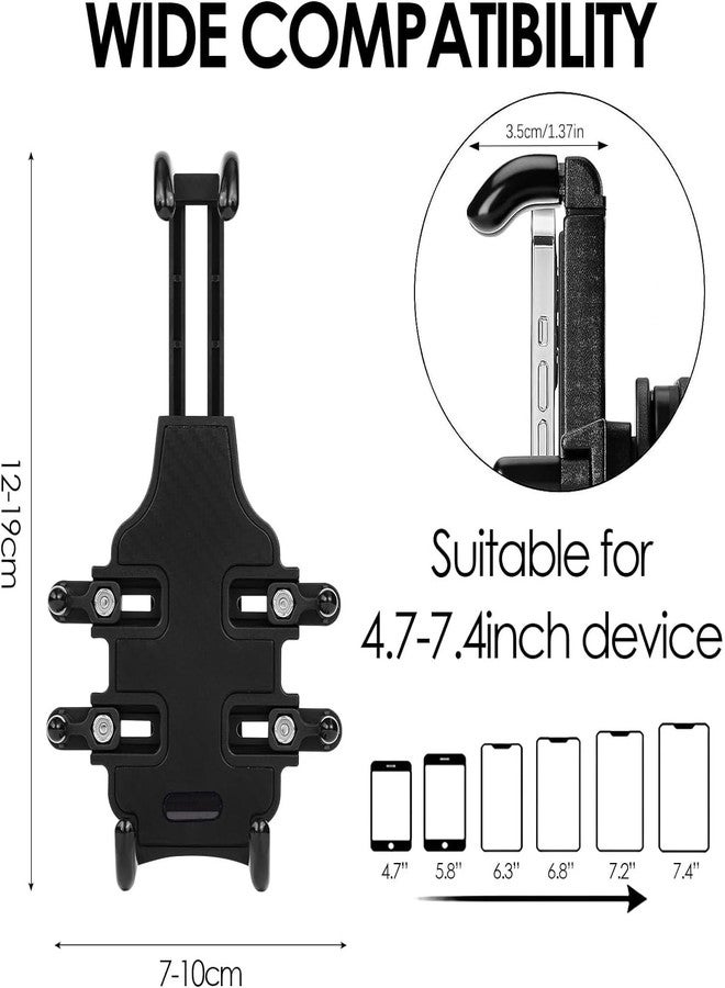 AceTaken Drill-Down Dash-Board Phone Mount Holder Compatible with Samsung Galaxy S24 S23 S22 and iPhone 15 pro Max 14 13 12 11 Cell-Phones (5.5'' Length) - Image 5