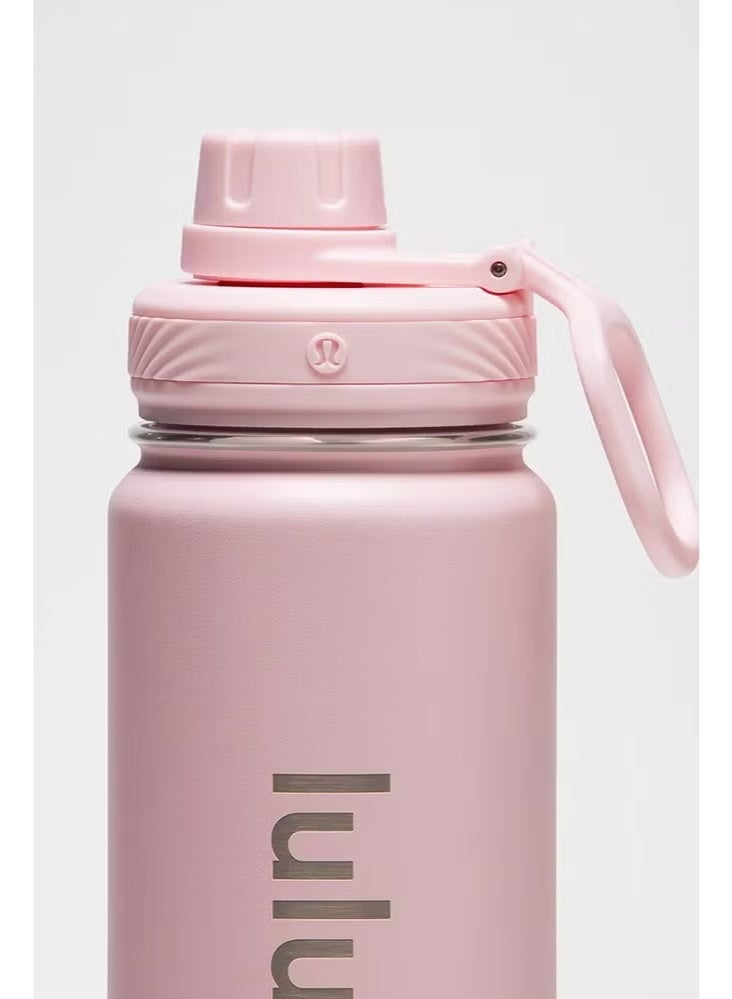 lululemonStainless steel sports vacuum insulated water bottle, suitable for holding water, iced tea, hot tea, etc., with a capacity of 710 milliliters - Image 2