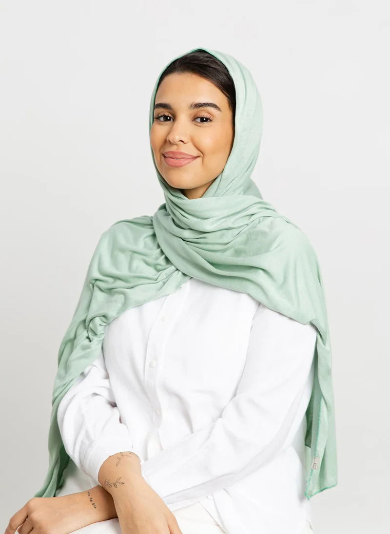 Kaafmeem Mint - Cotton Jersey Tarha