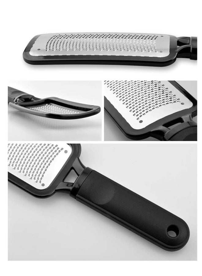 SPRING Spot Stainless Steel Foot Rubbing Board Foot Scrub Tool Foot Repair Board File Calluses Pedicure Pedicure To Remove Dead Skin Grinding Stone - Image 4