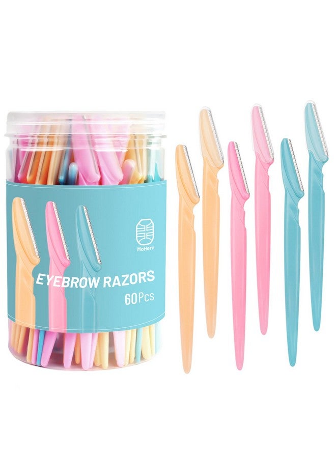 MoHern شفرة حواجب مع علبة 60 قطعة شفرات وجه للنساء والرجال أداة ديرمابلانينغ متعددة الاستخدامات من موهرن - Image 1