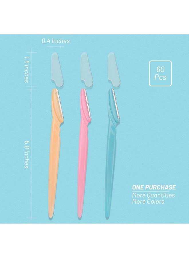 MoHern شفرة حواجب مع علبة 60 قطعة شفرات وجه للنساء والرجال أداة ديرمابلانينغ متعددة الاستخدامات من موهرن - Image 2