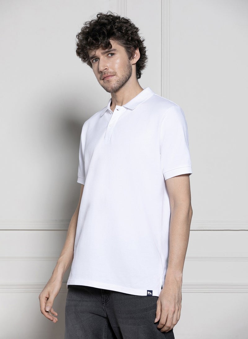Dennis Lingo White T-Shirt for Men - Regular Fit, Classic - Image 3