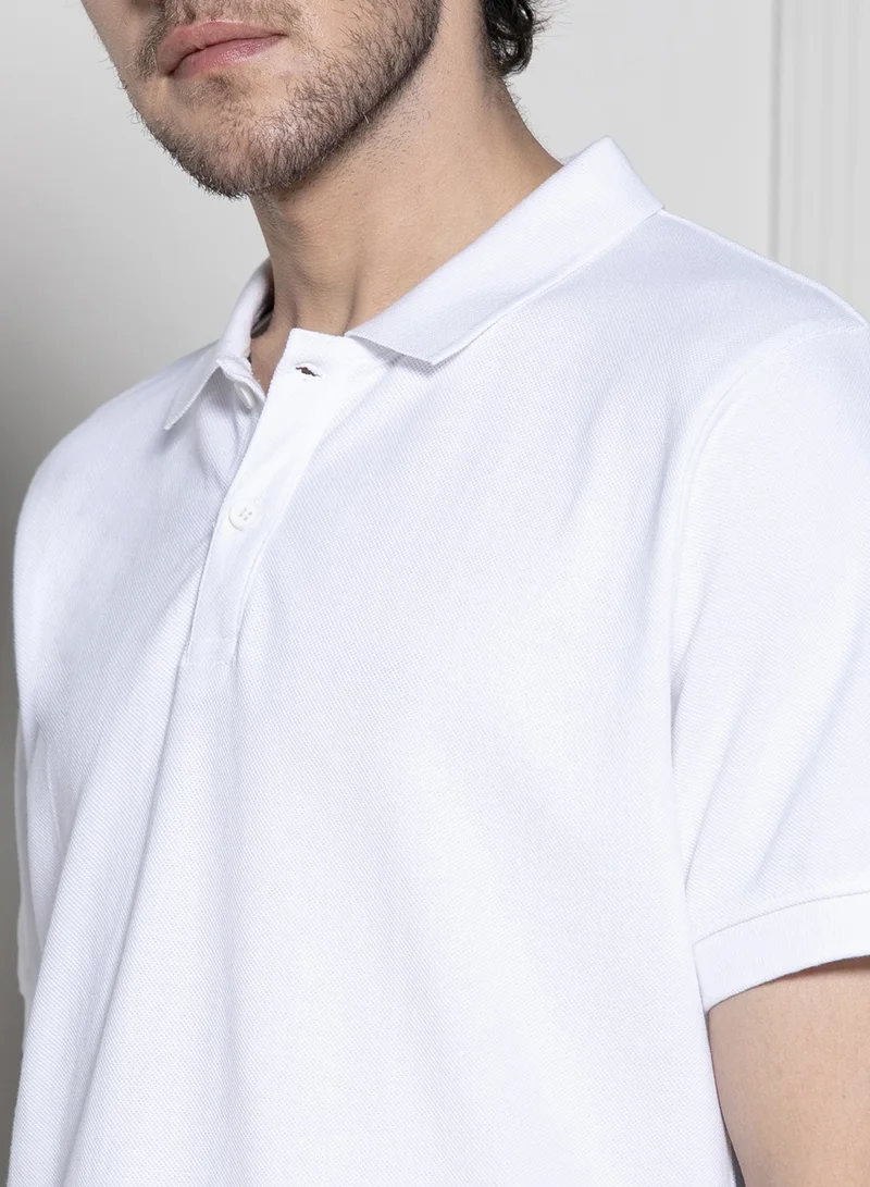 Dennis Lingo White T-Shirt for Men - Regular Fit, Classic