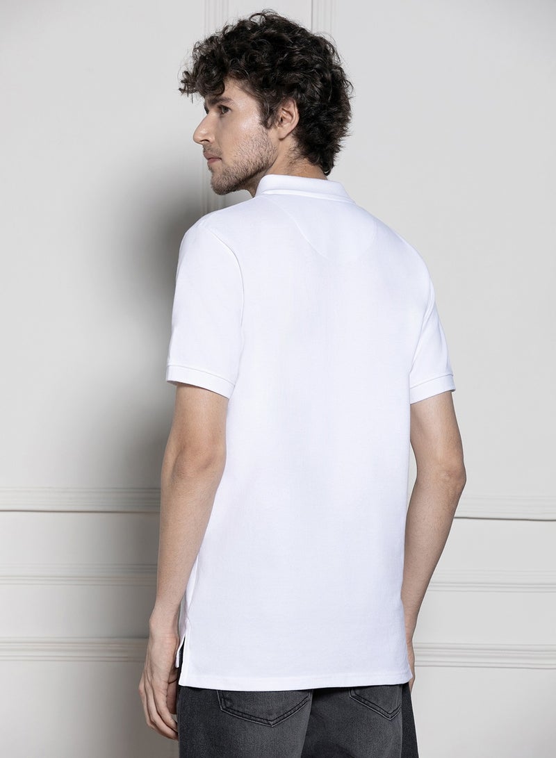 Dennis Lingo White T-Shirt for Men - Regular Fit, Classic - Image 5