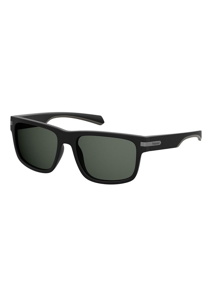 Polaroid نظارات شمسية مستقطبة مستطيلة PLD 2066/S MTT أسود 56 - Image 1