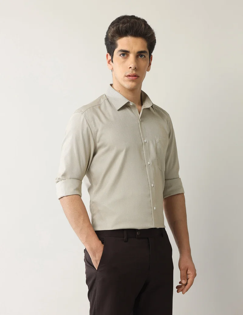 Arrow Dark Brown ARAJSH0155 ME. KHAKI Mens Shirt for Men | Best Price UAE