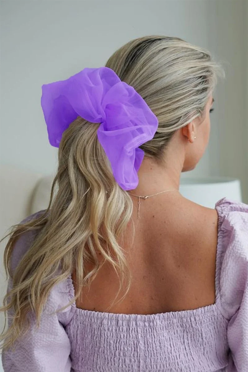 باهلس Women's Organza Elastic Buckle