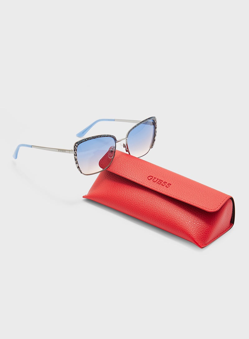 GUESS Gu0021810W57 Cat Eye Sunglasses  - Image 4