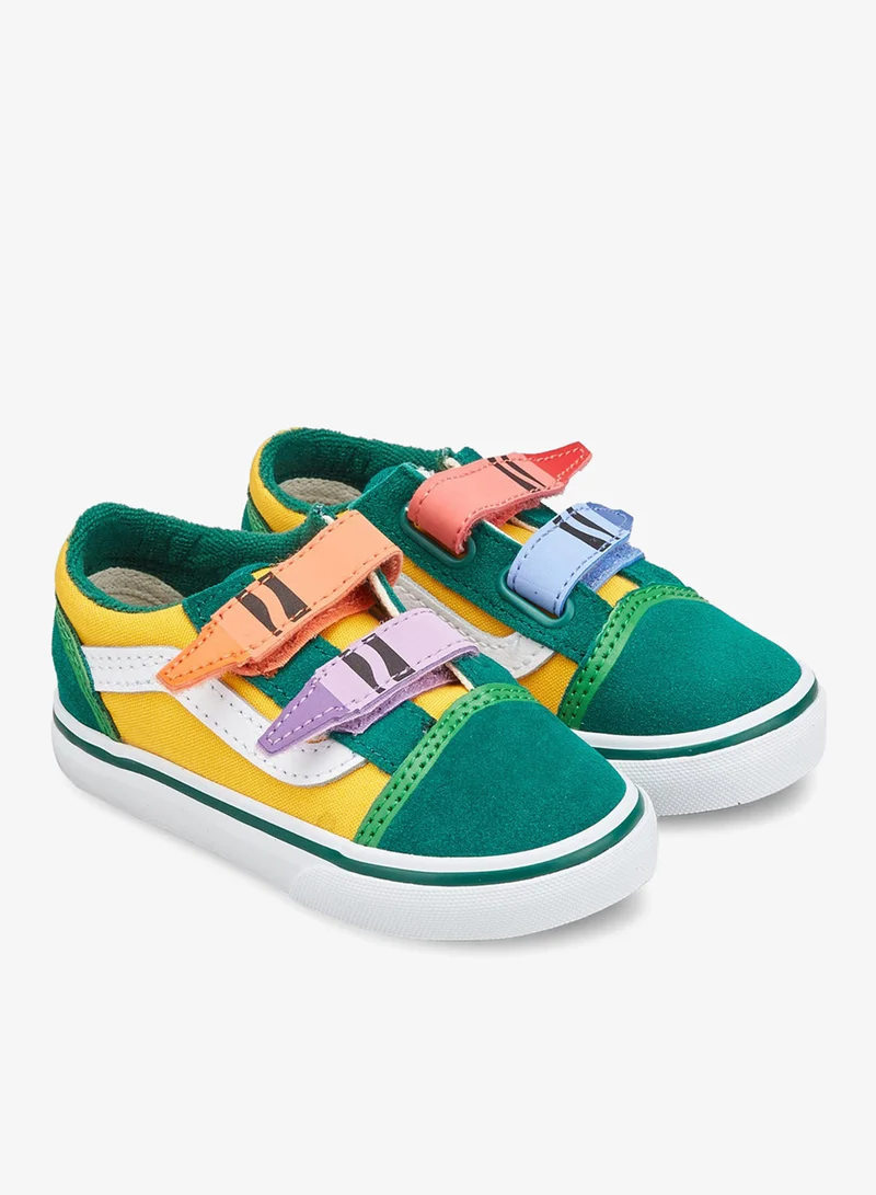 VANS Kids' Crayola Old Skool Unisex Shoe (Baby and Toddler)