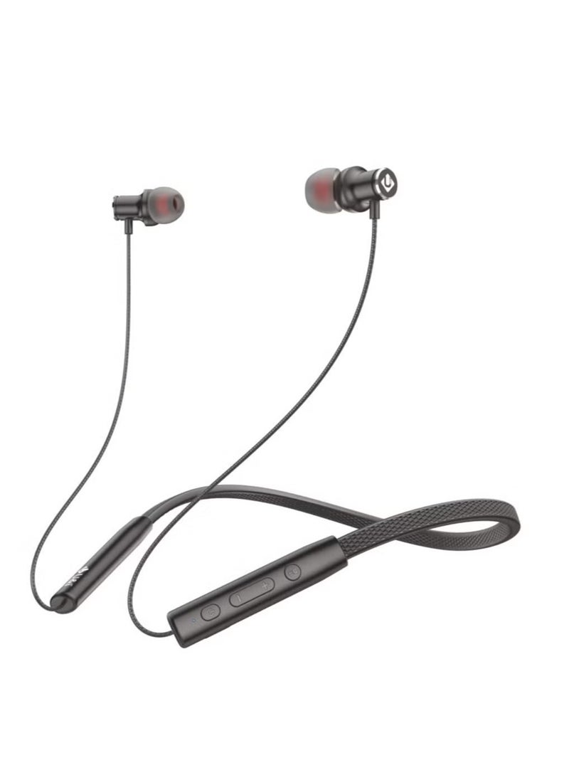 U & I ENTERTAINMENT - 50 Hours Music Time Fast Charging Wireless Neckband with 4-Mode Equalizer Bluetooth Headset – Premium Sound Quality, Comfortable Fit, Sweat-Proof, Built-In Mic, Long Battery Life Compatible with iOS & Android Devices - Image 1