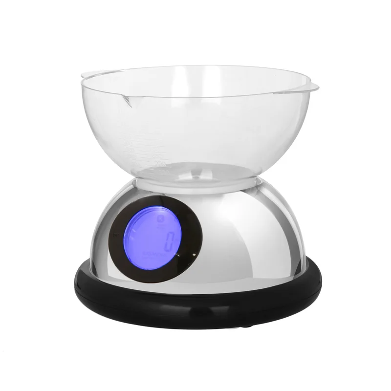 Simply Kitchen  Digital Kitchen Scale Trazzi Black Chrome Black And Chrome  | Best Price UAE