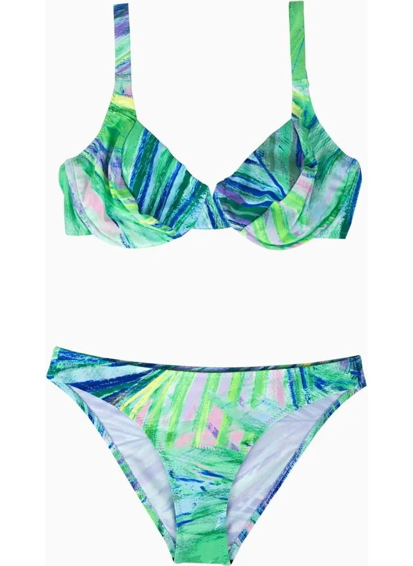 Ayyıldız 40606 Blue Minimizer Bikini Set