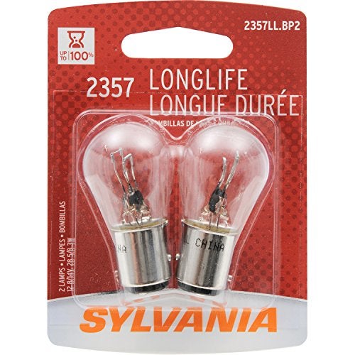 SYLVANIA 2357 Miniature Incandescent Long Life Bulb, (Contains 2 Bulbs) - Image 1