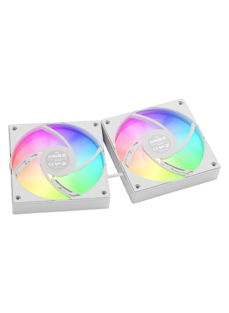 GAMDIAS Gamdias AURA GL240 V2 CPU White Liquid Cooler  - Image 1