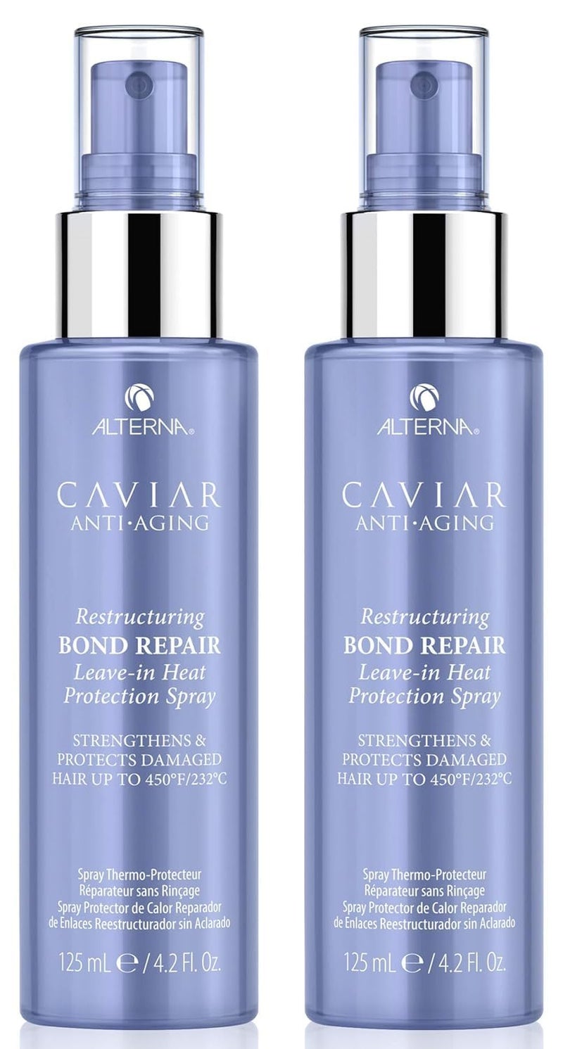 Alterna Caviar Anti-Aging Restructuring Bond Repair Leave-in Heat Protection Spray,4.2 Ounce (2-Pack) - Image 1