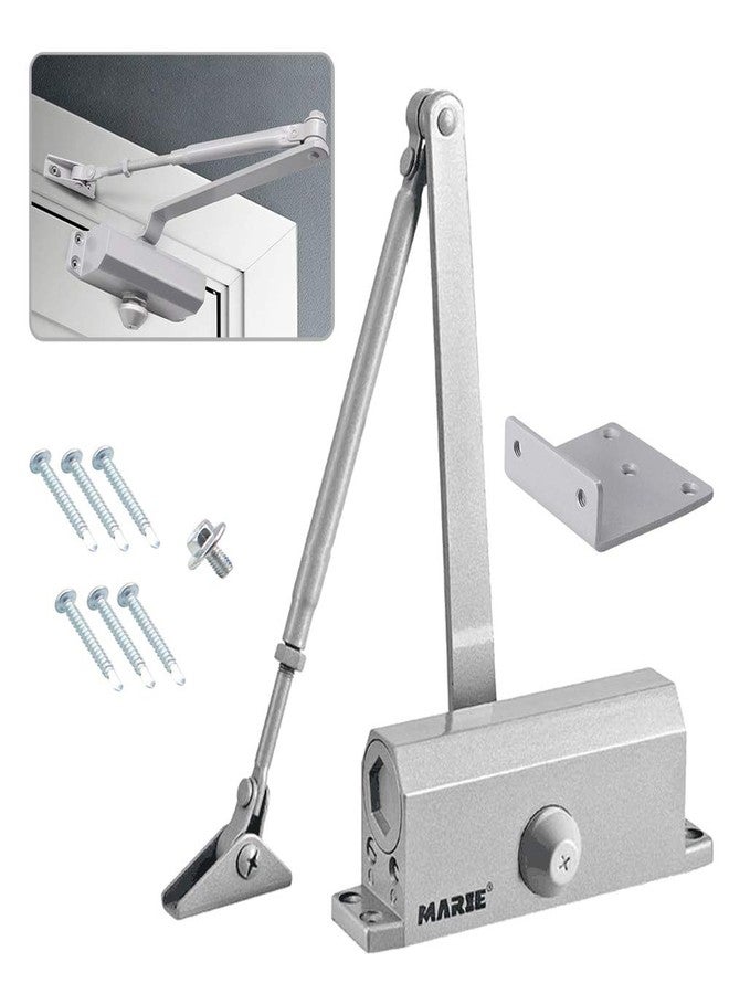 MARIE Automatic Size 2 Door Closer for Residential and Commercial/Adjustable Spring Hydraulic Door Closer for Middle-Weight Door - Image 1