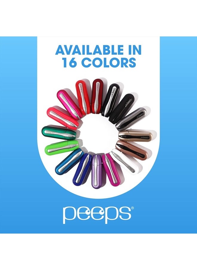 CarbonKlean Peeps Eyeglass Lens Cleaner - Efficient and Durable Carbon Microfiber Technology - Exclusively Used by NASA - 500 Uses (White, 2 Count (Pack of 1))