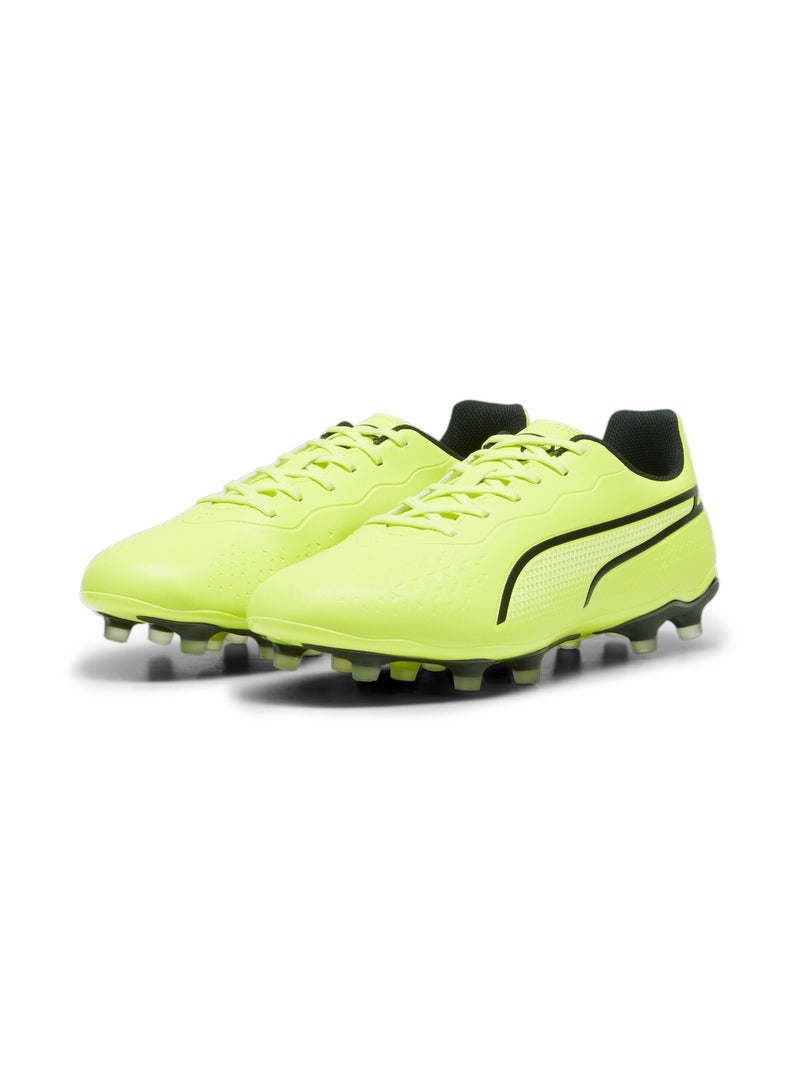 PUMA KING MATCH FG/AG Mens Green Football Boots - Image 2