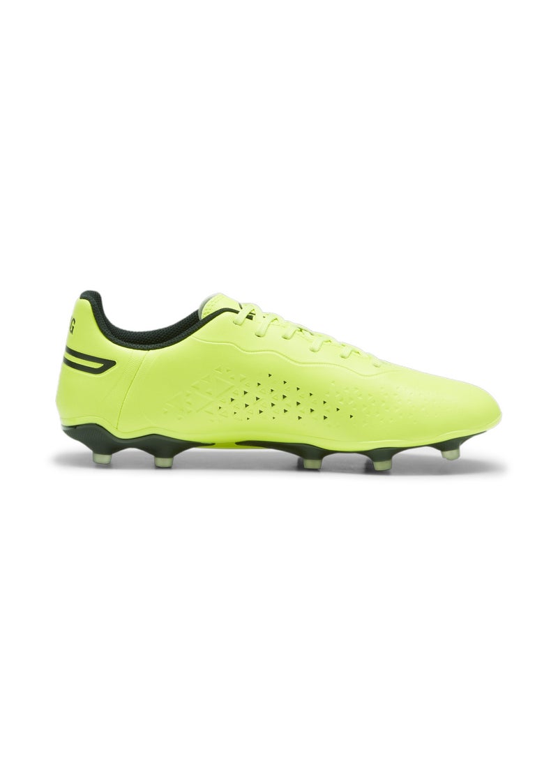 PUMA KING MATCH FG/AG Mens Green Football Boots - Image 5