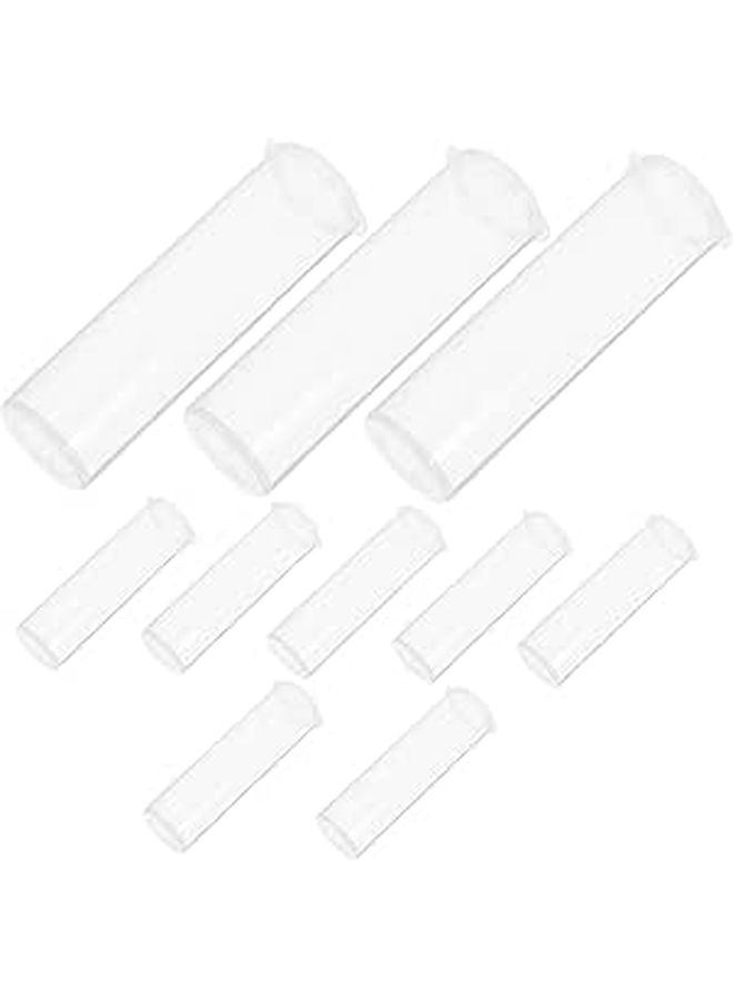 Magiclulu 10pcs Plastic Wipe Storage Tube Portable Dispenser Container for Travel Home - Image 1