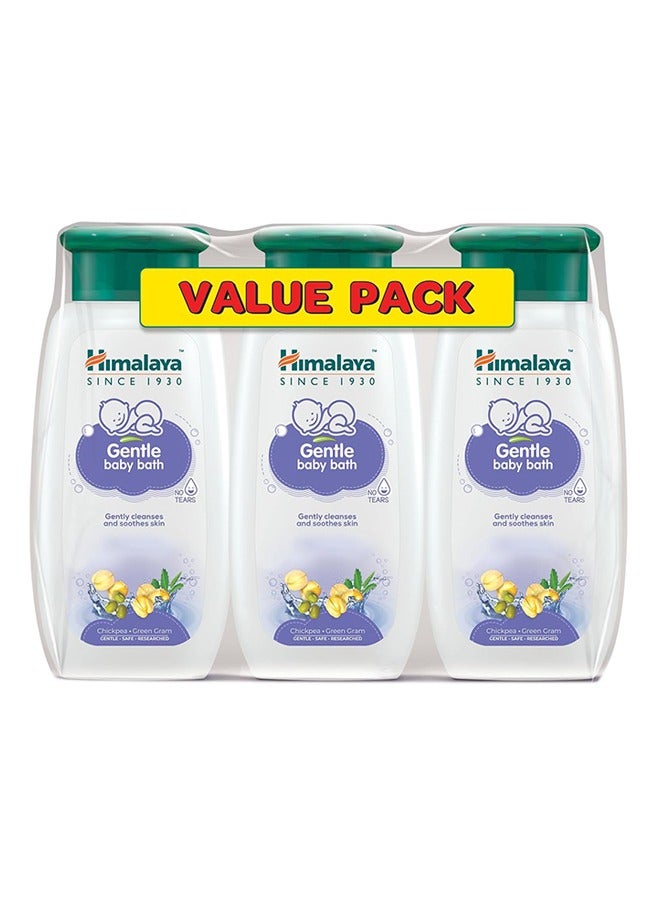 Himalaya Gentle Baby Bath No Chemicals & Paraben Formula 3 x 400ml - Image 1