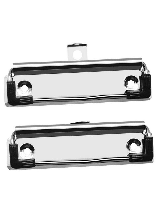 Meetory 15 Pack Clipboard Clips 3.94" Mountable Stainless Metal Clipboards Hardware With Rubber Grip And Hanging Hole(Included 30 Piece Rivets) - Image 3