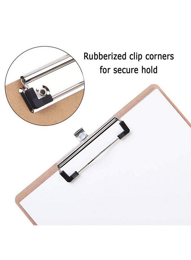 Meetory 15 Pack Clipboard Clips 3.94" Mountable Stainless Metal Clipboards Hardware With Rubber Grip And Hanging Hole(Included 30 Piece Rivets) - Image 5