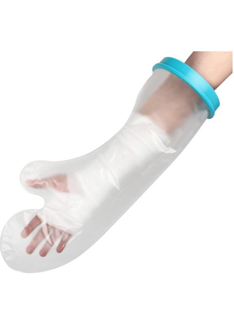 Waterproof Arm Cast Cover for Shower Bath, Adult Reusable Arm Cast Covers Protector Shower Bag for Wound Arm, Hands, Wrists, Elbow, Finger