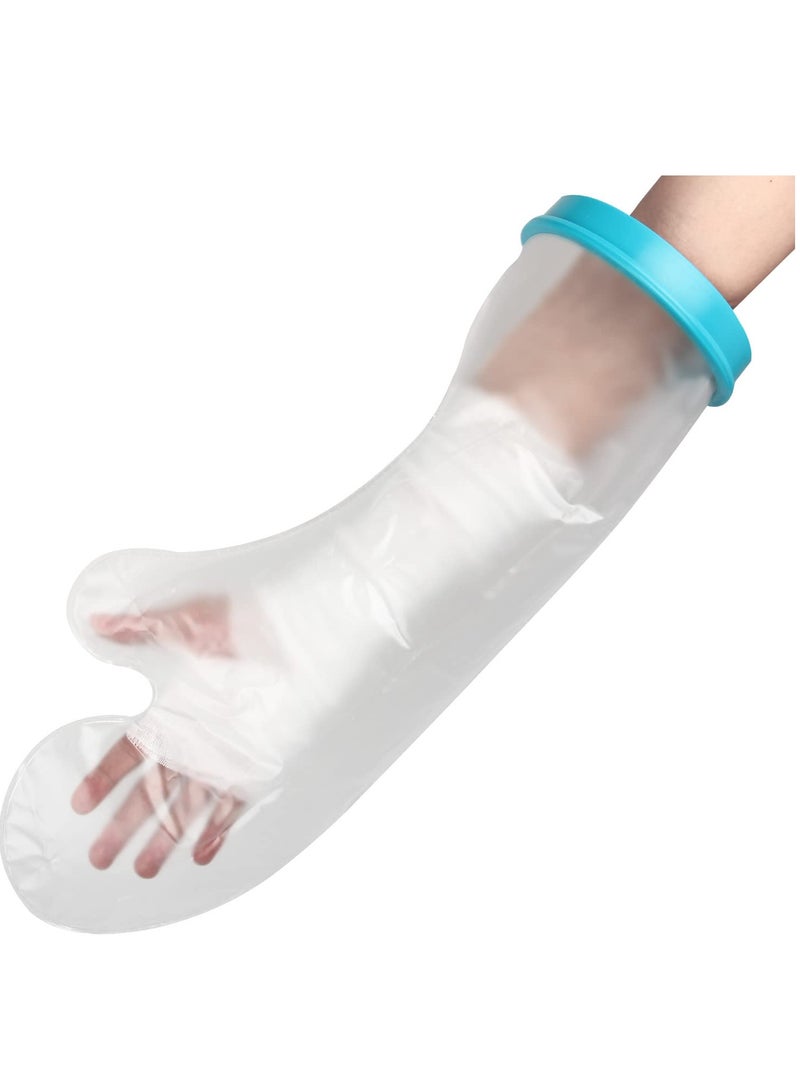 XiuWoo Waterproof Arm Cast Cover for Shower Bath, Adult Reusable Arm Cast Covers Protector Shower Bag for Wound Arm, Hands, Wrists, Elbow, Finger - Image 1