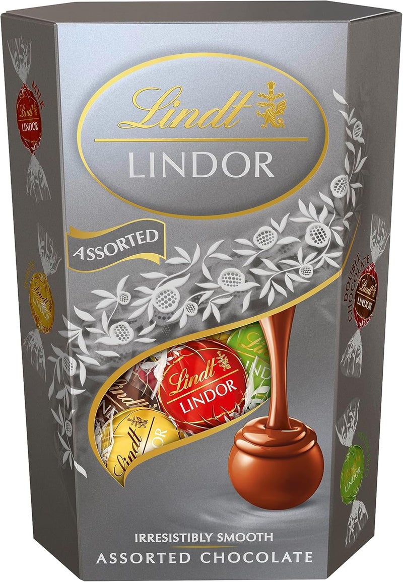 Lindt Silver Lindor Balls Chocolate With Melting Filling - 200G