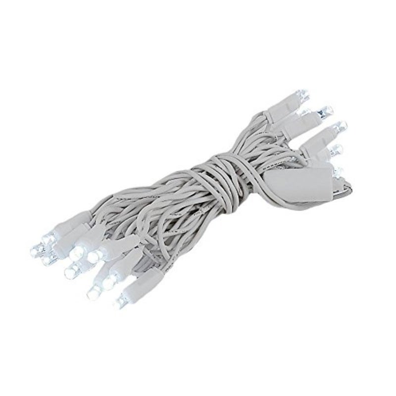10 Light LED Christmas Mini Light Set, Outdoor Curtain Wreath Craft Bottle String Lights,,Non-Connectable,,5 Feet - Image 1