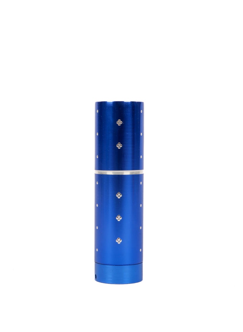 LUSTER An elegant small flashlight in the shape of a lipstick with a hanger, blue - Image 4