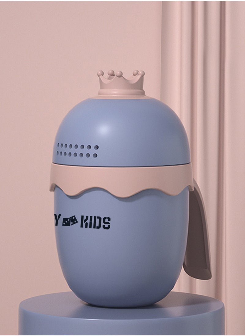 Eazy Kids Royal Baby Head Shampoo Wash Rinse Shower Mug - Purple, 500Ml  - Image 4