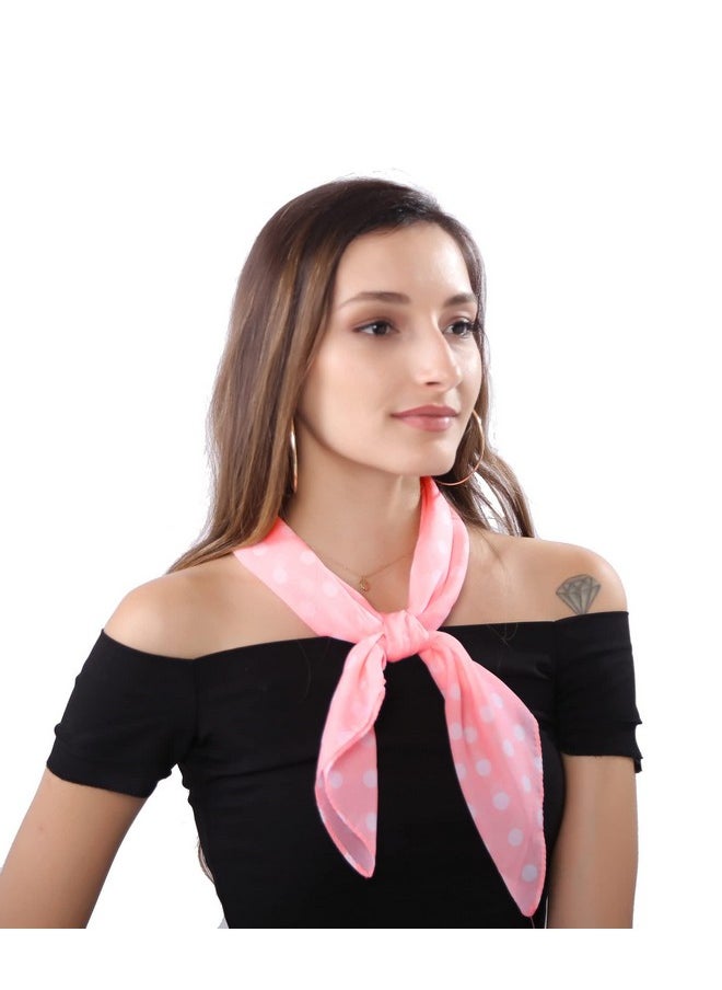 50S Chiffon Scarf Sheer Square Neck Head Scarf For Women B Pink With White Dot - pzsku/ZFE1DDA00C22B4E8C13D8Z/45/_/1735566896/8fa96deb-1d16-4c59-b961-b3c4a467b2b6