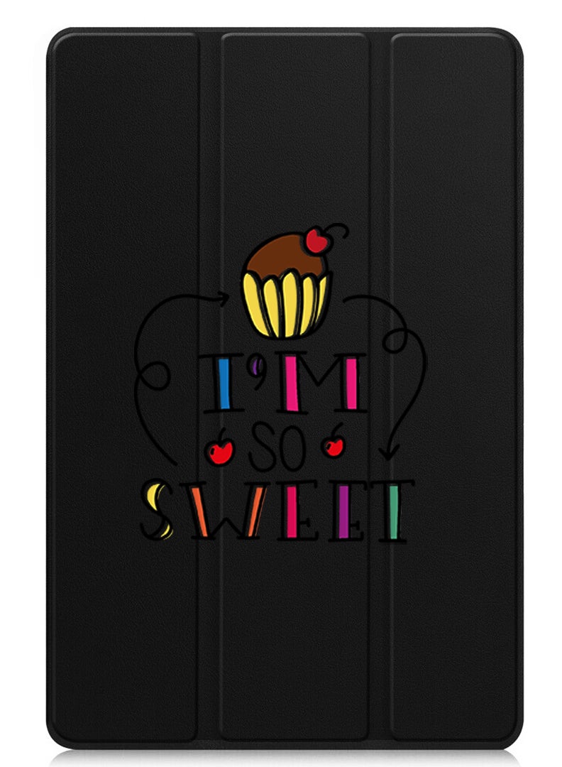 Theodor Protective Flip Case For Apple iPad mini 7th Generation (A17 Pro 2024 / Mini 6 2021 6th Generation) With Trifold Stand Auto Wake Sleep Shockproof Cover I am so sweet - Image 1