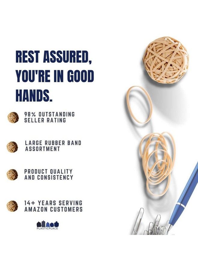 Plasticplace أربطة مطاطية 5 باوند بني - Image 5