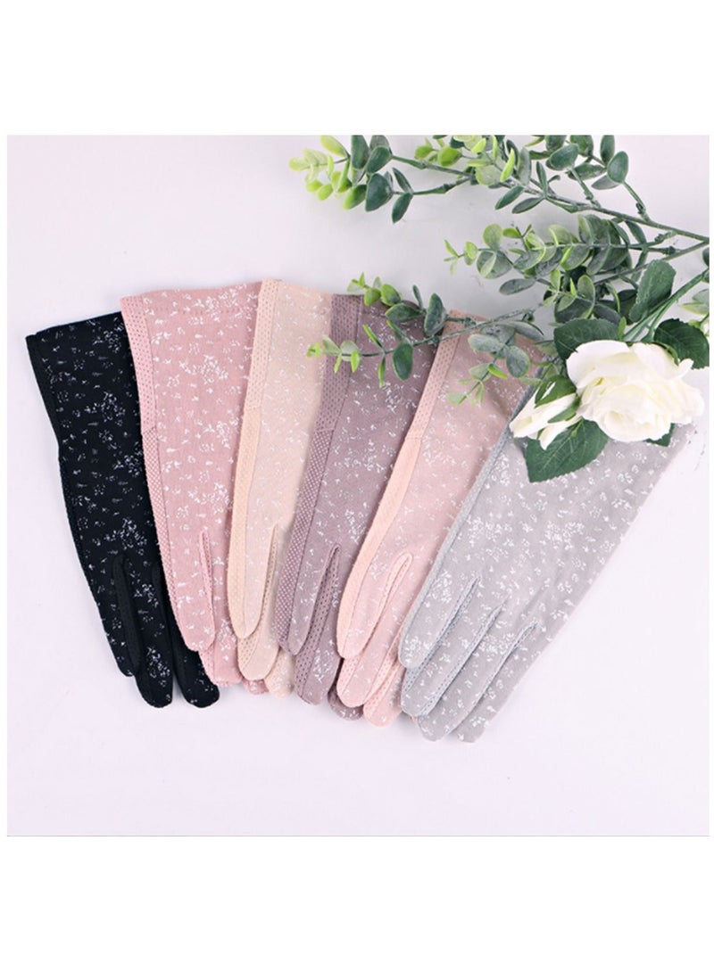Inder 1Pair Sun Protection Touchscreen Gloves UPF45 UV Protection Breathable Non-Slip Summer Gloves for Driving Riding Outdoor Activities - Image 3