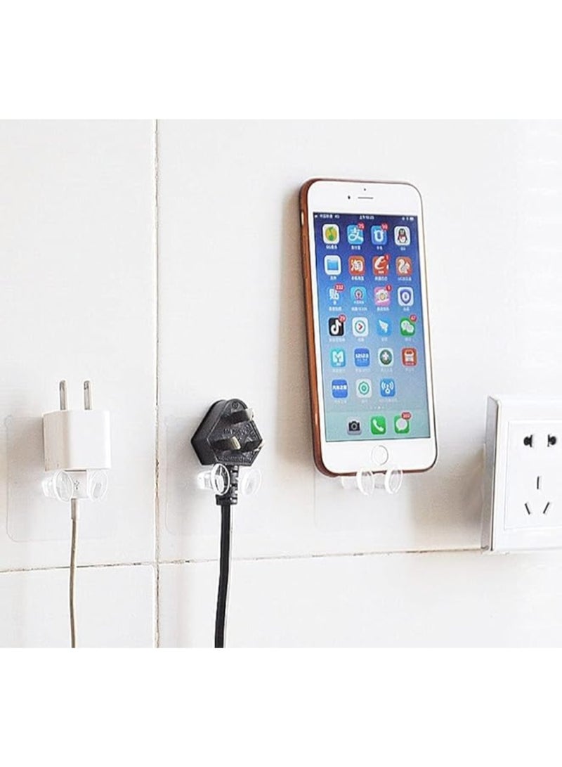 10 Pieces Self Adhesive Wall Hooks Holder Without Drill Hanger Sticker - Image 3