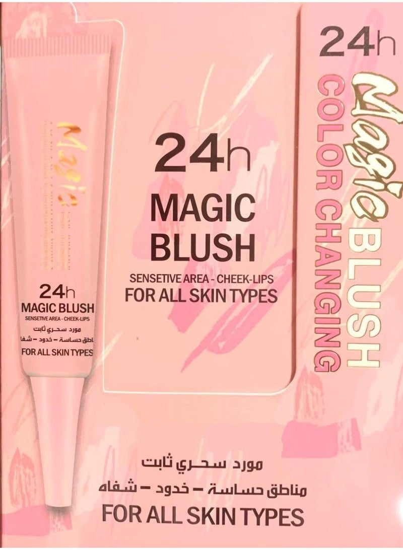 Ever Beauty MAGIC BLUS 24H SENSETIVE AREA - Tint Dream Blush - Nourishes & Repairs Skin, Long Lasting, Water Based Formula For a Seamless Creamy Matte Finish, For Sensitive Skin, 30ml - Image 5