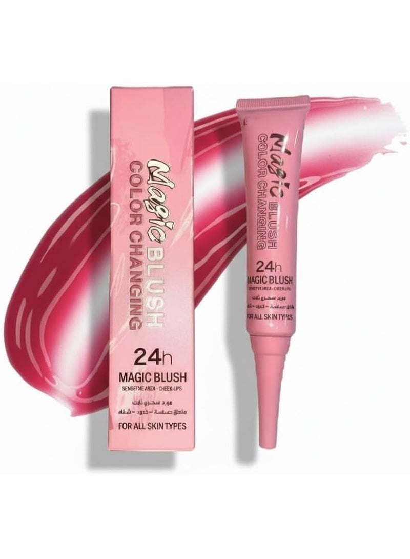 Ever Beauty MAGIC BLUS 24H SENSETIVE AREA - Tint Dream Blush - Nourishes & Repairs Skin, Long Lasting, Water Based Formula For a Seamless Creamy Matte Finish, For Sensitive Skin, 30ml - Image 1