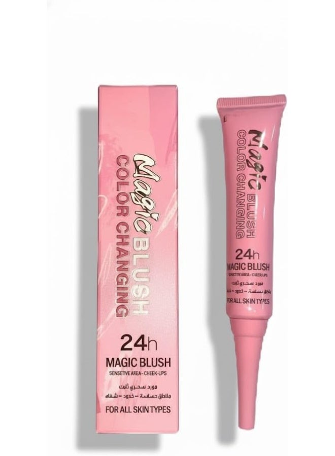 Ever Beauty MAGIC BLUS 24H SENSETIVE AREA - Tint Dream Blush - Nourishes & Repairs Skin, Long Lasting, Water Based Formula For a Seamless Creamy Matte Finish, For Sensitive Skin, 30ml - Image 3