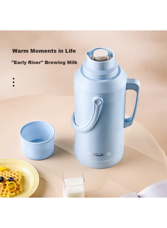 Fga Fuguang Insulated Bottle With Glass Inner Liner, Large Capacity Hot Water Thermos For Home, Dormitory, Office, Tea Bottle, 2l - Image 3