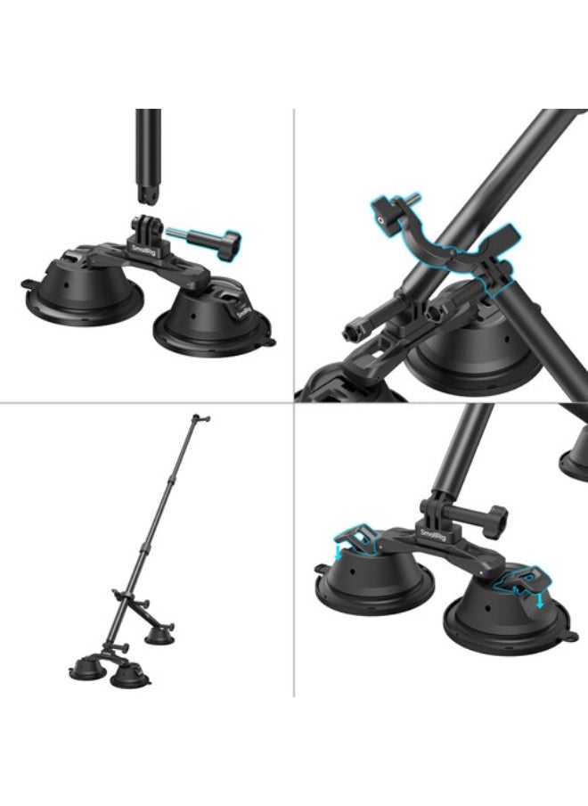 SMALLRIG - SmallRig Camera Suction Cup Car Mount Kit for Panoramic Shooting 4380 - Image 1